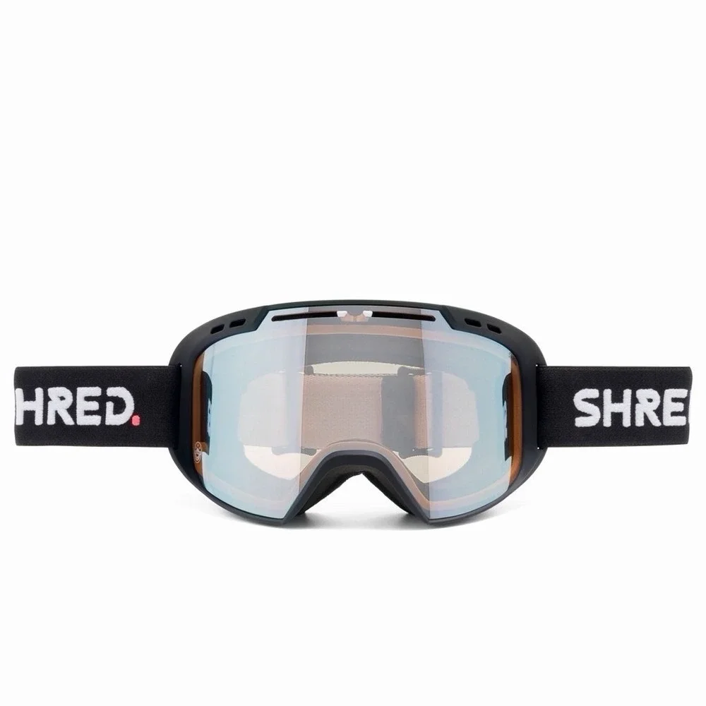 SHRED Optics Amazify Ski‎ Goggles Black CBL Plasma Mirror NoDistortion